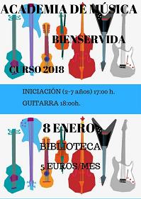 Cartel Academia de música